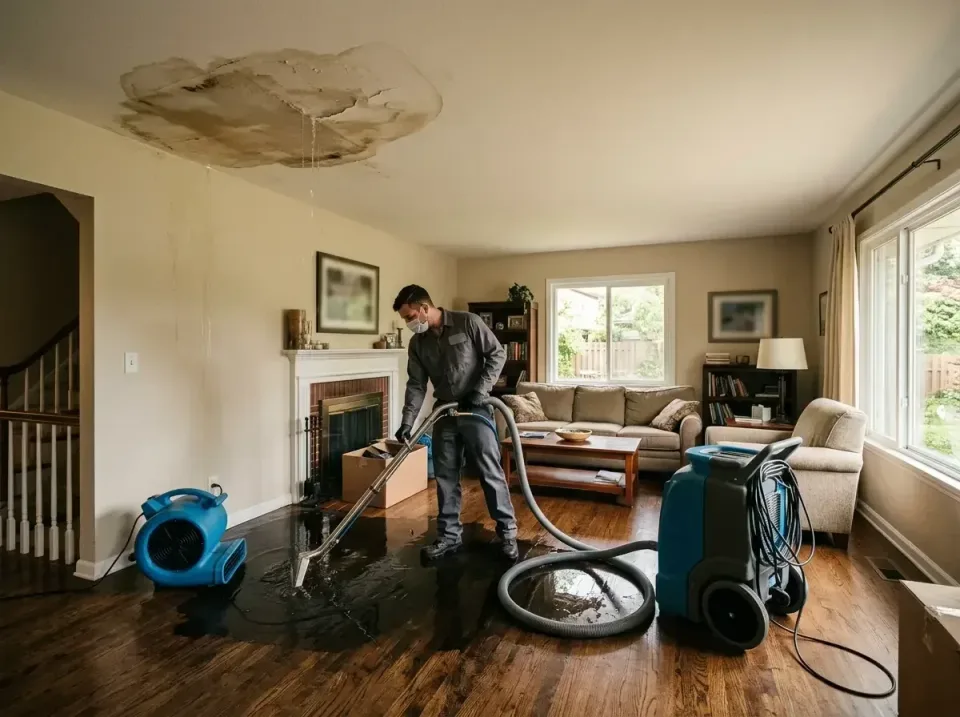 attic-pipe-burst-ceiling-drip-008 — frequently asked questions, Water Damage Restoration & Carpet Care in Grand Blanc, MI